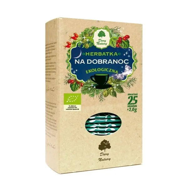 Herbatka na dobranoc EKO 25x2g Dary Natury