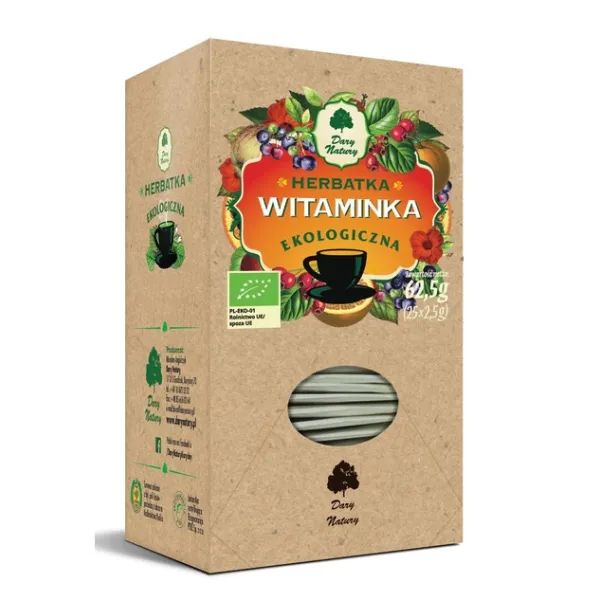 Herbatka Witaminka EKO 25x2,5g Dary Natury