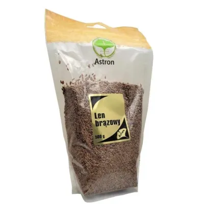 Len brązowy 500g Astron