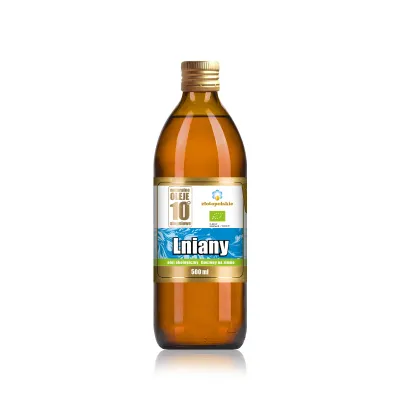 Olej lniany 500 ml Eko Złoto Polskie