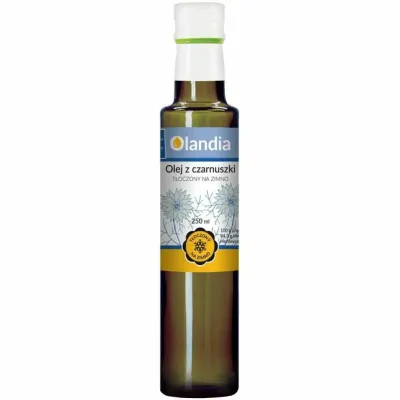 Olej z czarnuszki 250ml zimnotłoczony OLANDIA