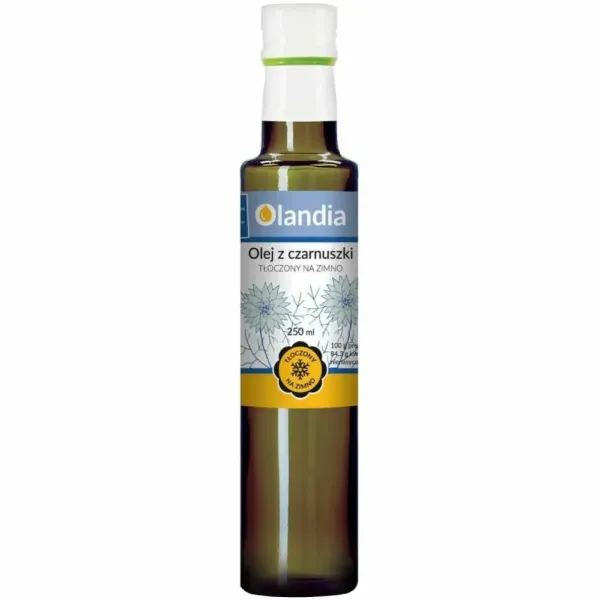 Olej z czarnuszki 250ml zimnotłoczony OLANDIA