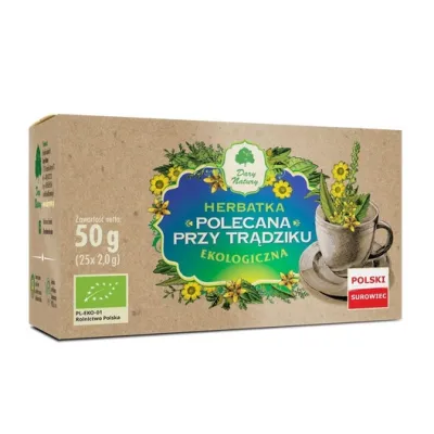 Herbatka polecana przy trądziku EKO 25gx 2g Dary Natury