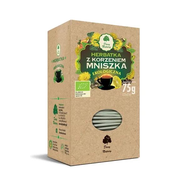 Herbatka z korzeniem mniszka lekarskiego EKO25x3g Dary Natury