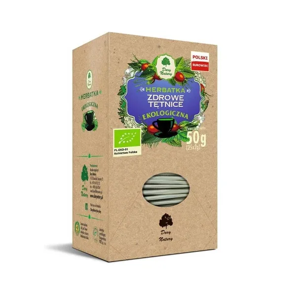 Herbatka Zdrowe tętnice EKO 25x2g Dary Natury