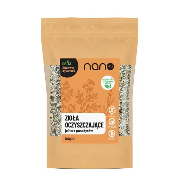 Zioła oczyszczające jelita z pasożytów 100g Nanovital