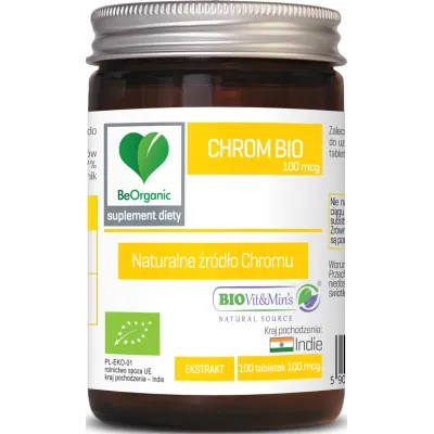 Chrom BIO 100mcg x 100tabl. BeOrganic