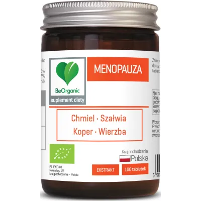 Menopauza BIO 450mgx100tbl. BeOrganic