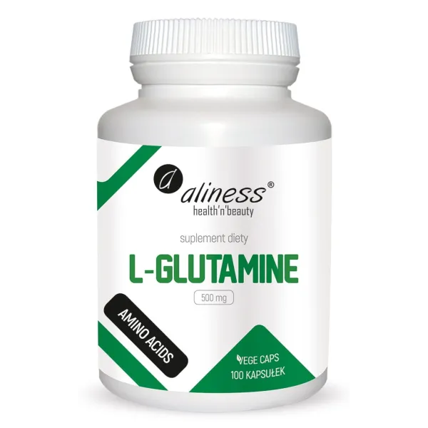 L-Glutamine 500 mg x 100 Vege caps.