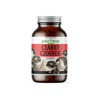 Czarny czosnek 60 kaps. Apteka Natury