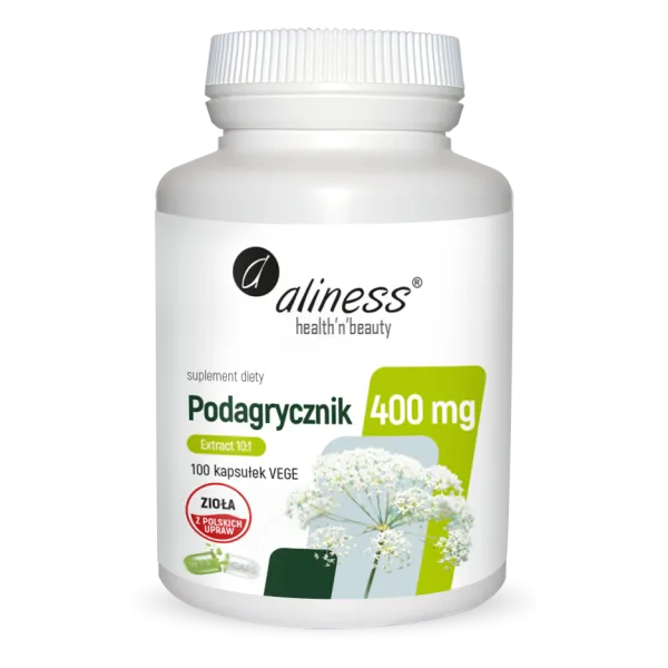 Podagrycznik eks 10:1 400mgx100caps. Aliness