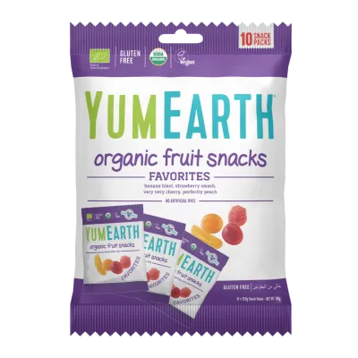 Żelki bez żelatyny 10x19,8g YumEarth