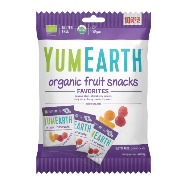 Żelki bez żelatyny 10x19,8g YumEarth