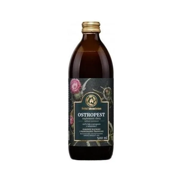 Ostropest sok 500ml Herbal Monasterium