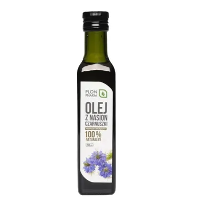 Olej z Czarnuszki Zimnotłoczony 250ml Plon pharm