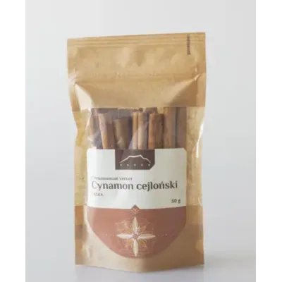 Cynamon cejloński laski 5-10cm 50g Nanga
