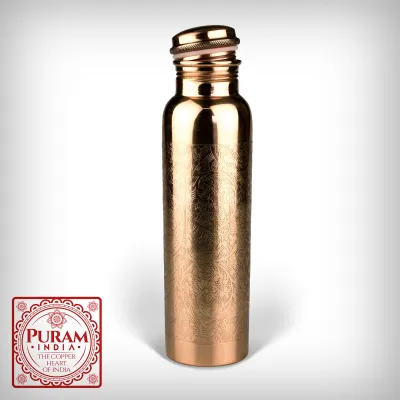 Butelka miedziana grawer 1000ml