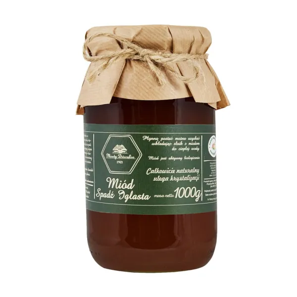 Miód spadziowy iglasty 1 kg Miody Dworskie