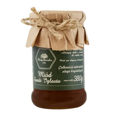Miód spadź iglasta 380g Miody Dworskie