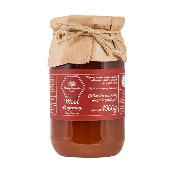 Miód gryczany 1kg Miody Dworskie