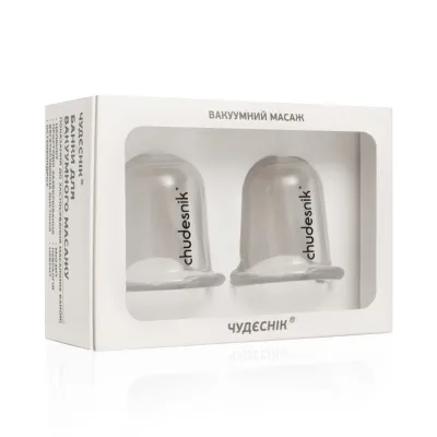 Bańki do masażu tranparentne 2szt Chudesnik