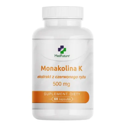 Monakolina K ekstrakt z czerwonego ryżu 500mg 60 kaps MedFuture