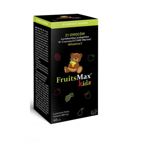 FruitsMax Kids 500 mg 60 tab. Narum