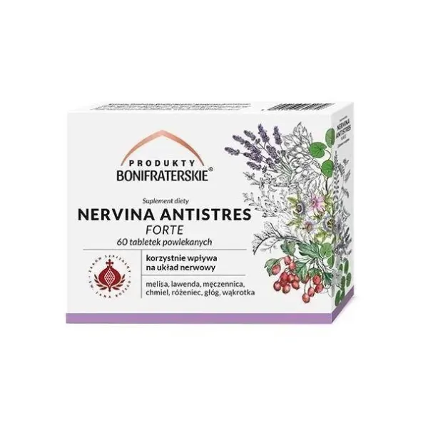 Nervina Antistres Forte 60 tab Produkty Bonifraterskie