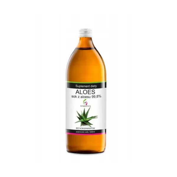 Aloes sok 99,8% bez konserwantów 1000ml Symbiotics