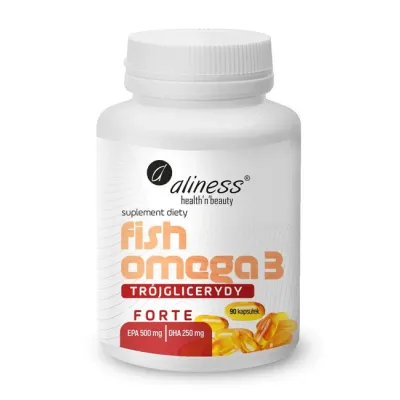 Fish Omega 3 Forte Trójglicerydy 500/250mg 60 kapsułek Aliness