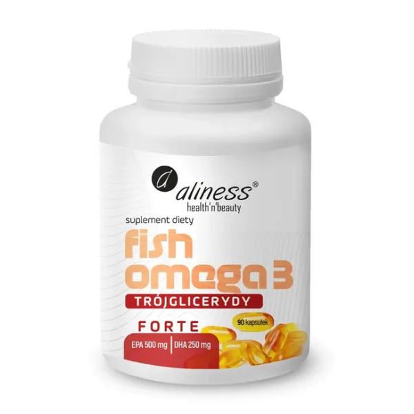 Fish Omega 3 Forte Trójglicerydy 500/250mg 60 kapsułek Aliness