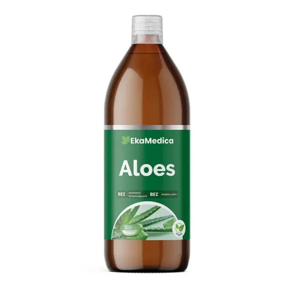 Aloes z miąższem 0.5 L Suplement diety Eka Medica