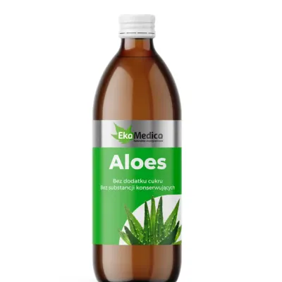 Aloes z miąższem 0.5 L Suplement diety Eka Medica