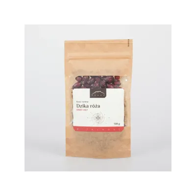 Dzika róża owoc cały 100g Nanga