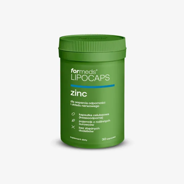 LIPOCAPS zinc 30 kapsułek Formeds