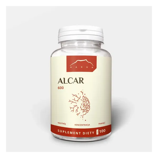 ALCAR 600mg acetylo-L-karnityna  100 kapsułek Nanga