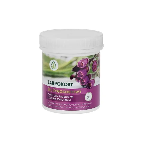 Laurokost żel żywokostowy olejkiem laurowym i olejem konopnym 250ml
