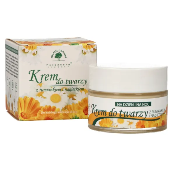 Krem Do Twarzy z Rumiankiem i Nagietkiem 50g  Melaleuca