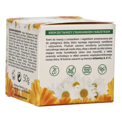 Krem Do Twarzy z Rumiankiem i Nagietkiem 50g  Melaleuca
