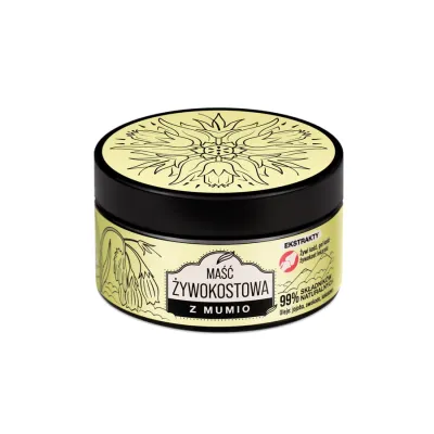 Maść żywokostowa z mumio, 8 aktywnych składników. 70 ml