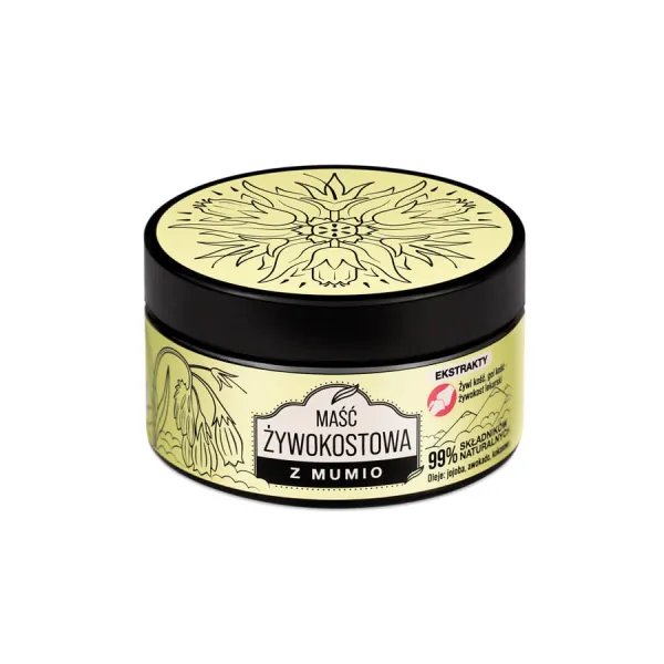 Maść żywokostowa z mumio, 8 aktywnych składników. 70 ml