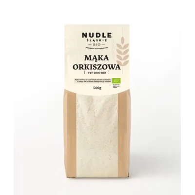 Mąka Orkiszowa Pełnoziarnista BIO 500g Nudle Śląskie