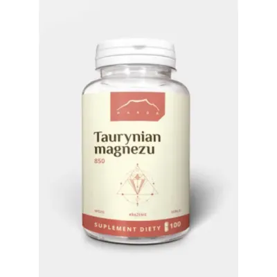 Taurynian magnezu 100kaps x 850mg Nanga