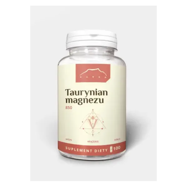 Taurynian magnezu 100kaps x 850mg Nanga