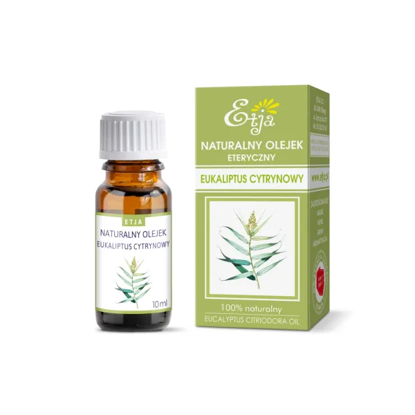 Olejek Eukaliptus Cytrynowy 100% naturalny 10ml Etja