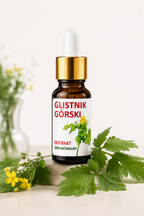 Ekstrakt z glistnika kurzajki 100% naturalny 10ml