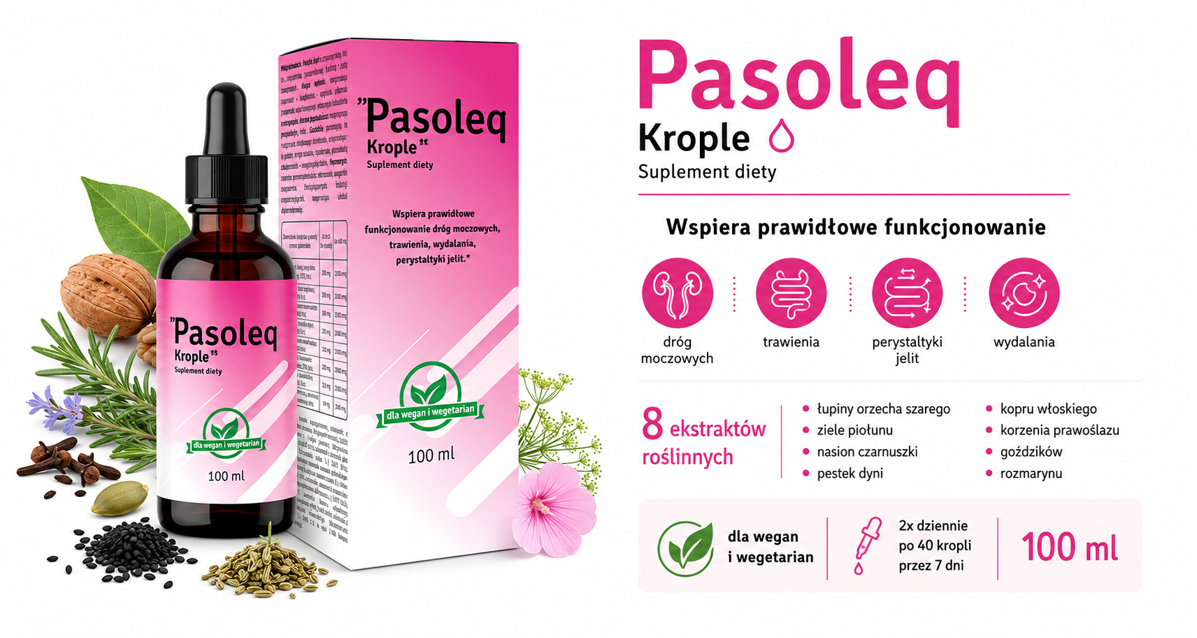 Pasolek oczyszczanie krople 100ml
