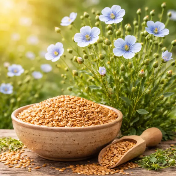 Len złoty to delikatne superfood dla jelit, serca i równowagi hormonalnej